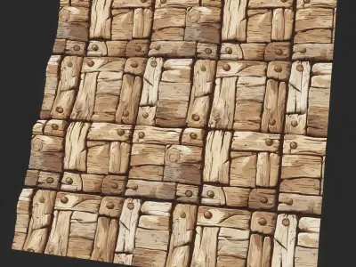 Stylized Wood Seamless Texture  Texture