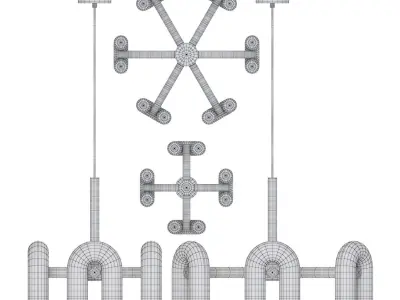 Pendant Ago collection 3D model