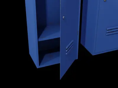 Locker Low-poly 3D model