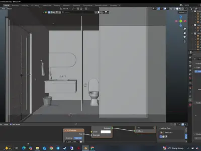 Bathroom Interior Free 3D model