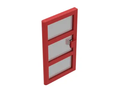 TwindBricks3D - 36 Piece Door Part Collection - Part 2 3D print model