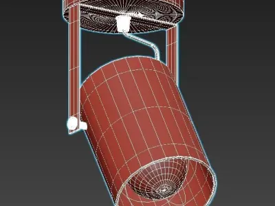 Stilfort-Neider light fixture with bulb 3D model