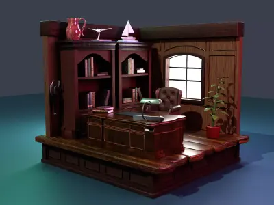 cabinet room 3D model