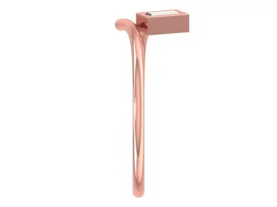 Women Light Weight Band Ring 3D print model 34