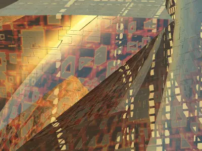 Prism Glass Building 3D model