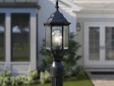 Bayou Light Lantern Head - 2 Option 3D model
