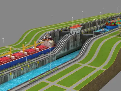  Miraflores Locks - Panama Canal 