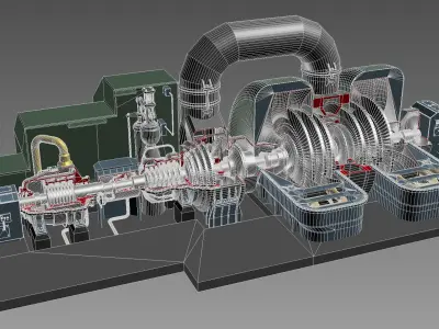  Steam turbine generator 