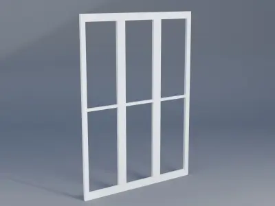 Window Low-poly 3D model