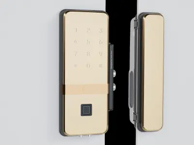 Large Digital Door Lock Low-poly 3D model YDG413A  Low-poly 3D model