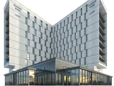 High-rise office building No 9 Low-poly 3D model