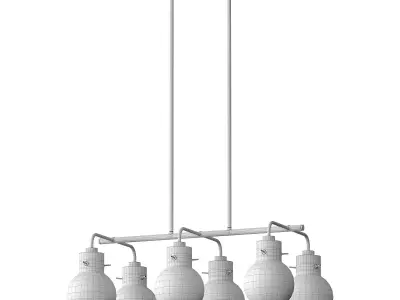 Satilla 6 Light Kitchen 3D model