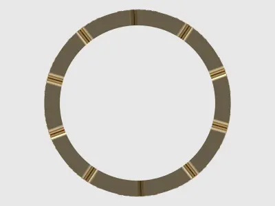 Modern Geometric Band Ring JDBCo 3D print model