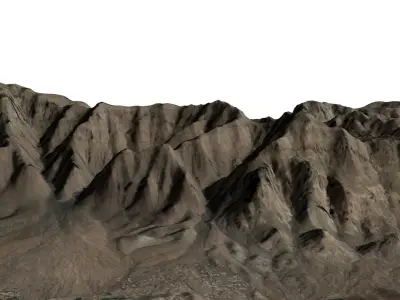 Superstition Mountains 3D model