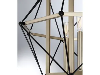 Statement Geometric Chandelier 3D model