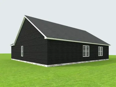 Cape Cod House 12 3D model