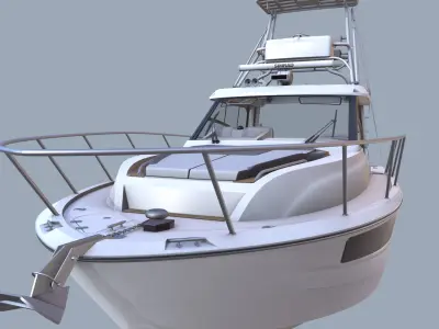  Sport Fishing Boat with Interior 