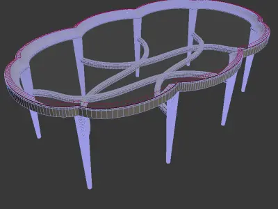 Caracole Lilian Cocktail tables 3D model