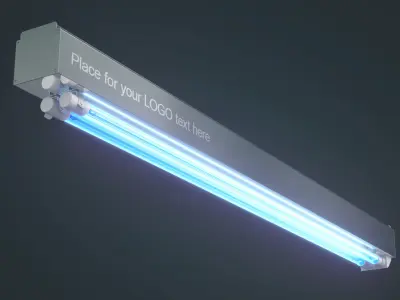 Disinfection Fluorescent  Germicidal UV Lamps  3D model