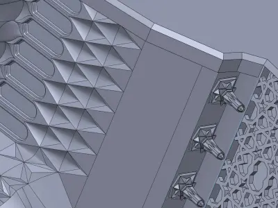 stone gate  3D model