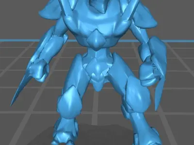 Starcraft Zealot 3D print model