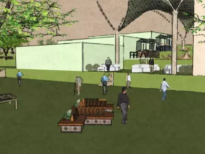 Urban Oasis 3D model