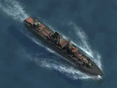  Slava Class Cruiser 