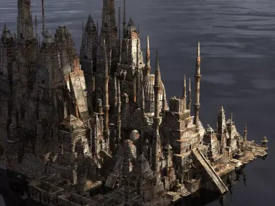 Capital of Arequipa Region Peru 3D model