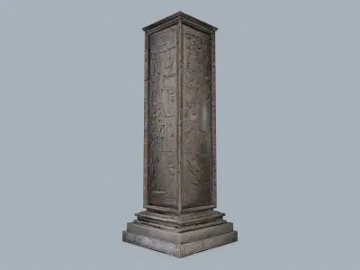 monolith Low-poly 3D model
