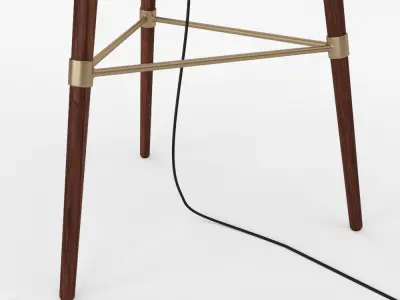 Mid-Century Tripod Floor Lamp by West Elm 3D model