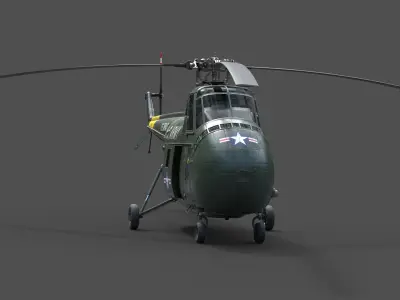  Sikorsky H-19 Chickasaw Helicopter PBR 