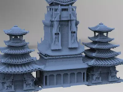 Warlord Tower 2 designs  3D model