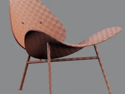 Bernhardt Design Pedersen Easy Chair 3D model