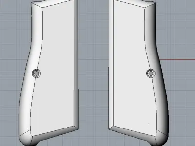 Walther PP grips 3D print model