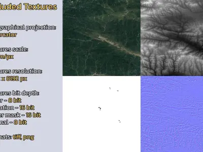 Shangzhou China City Landscape 3D Model 3D model