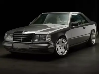 E-Class AMG Coupe 1988 3D model