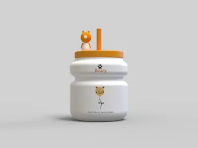 Beary Mug 3D print model