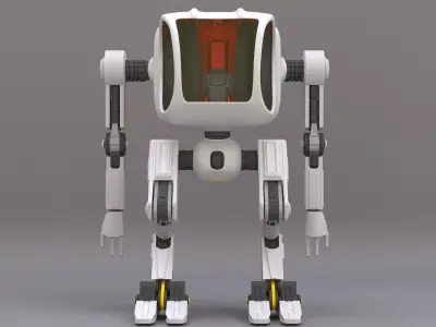  futuristic medical and war robot 3D model