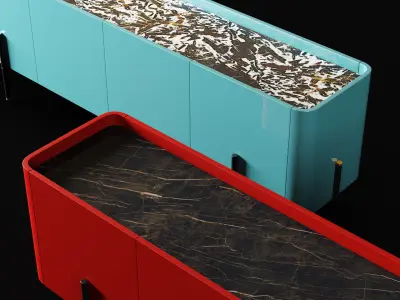 Caillou sideboard Free 3D model