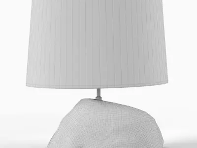 Glass Block Lamp 3D model