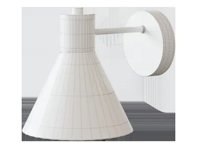 FLUGBO FLUGBU Sconce brass  glass 3D model