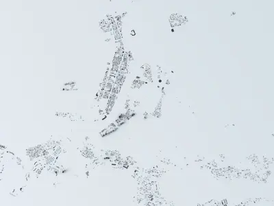 Sanya Streets and Buildings 3D model