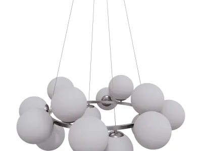 Modern chandelier Aerton 3D model