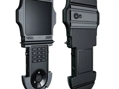 Sci-fi GPS Navigator 2 Low-poly 3D model