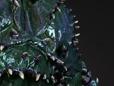 Green Monster Fully Textured and Rigged  3D model