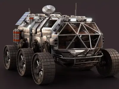 Mars Rover - Blender 3D model