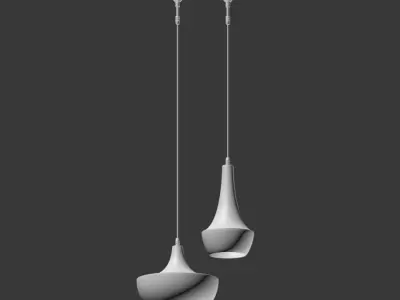 Pendant Light Collection 3D model