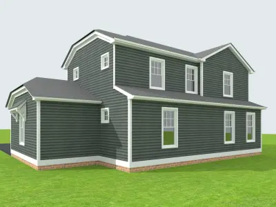 Cape Cod House 35 3D model