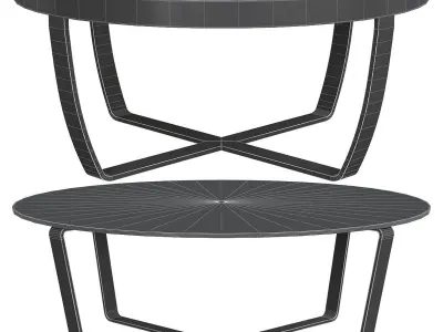 Casa Padrino Coffee Tables Set 3D model