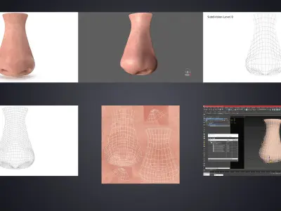  Lips Ears Nose Collection Bundle 